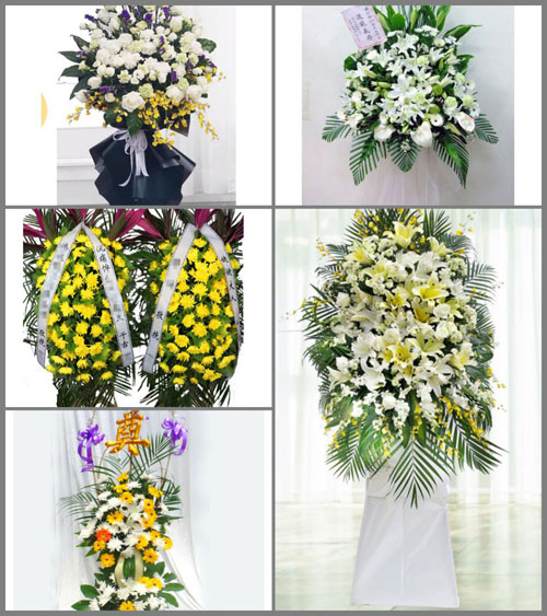 广东梅州市平远县白事花篮预定
